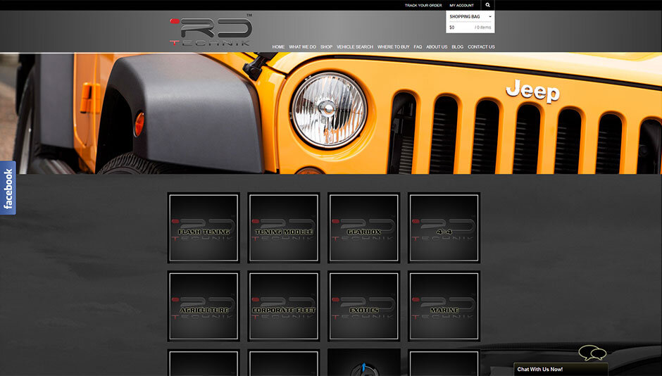 car-modifying-website-design